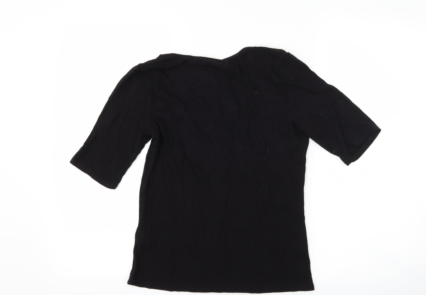 H&M Womens Black   Basic T-Shirt Size M