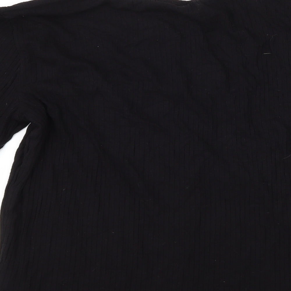 H&M Womens Black   Basic T-Shirt Size M
