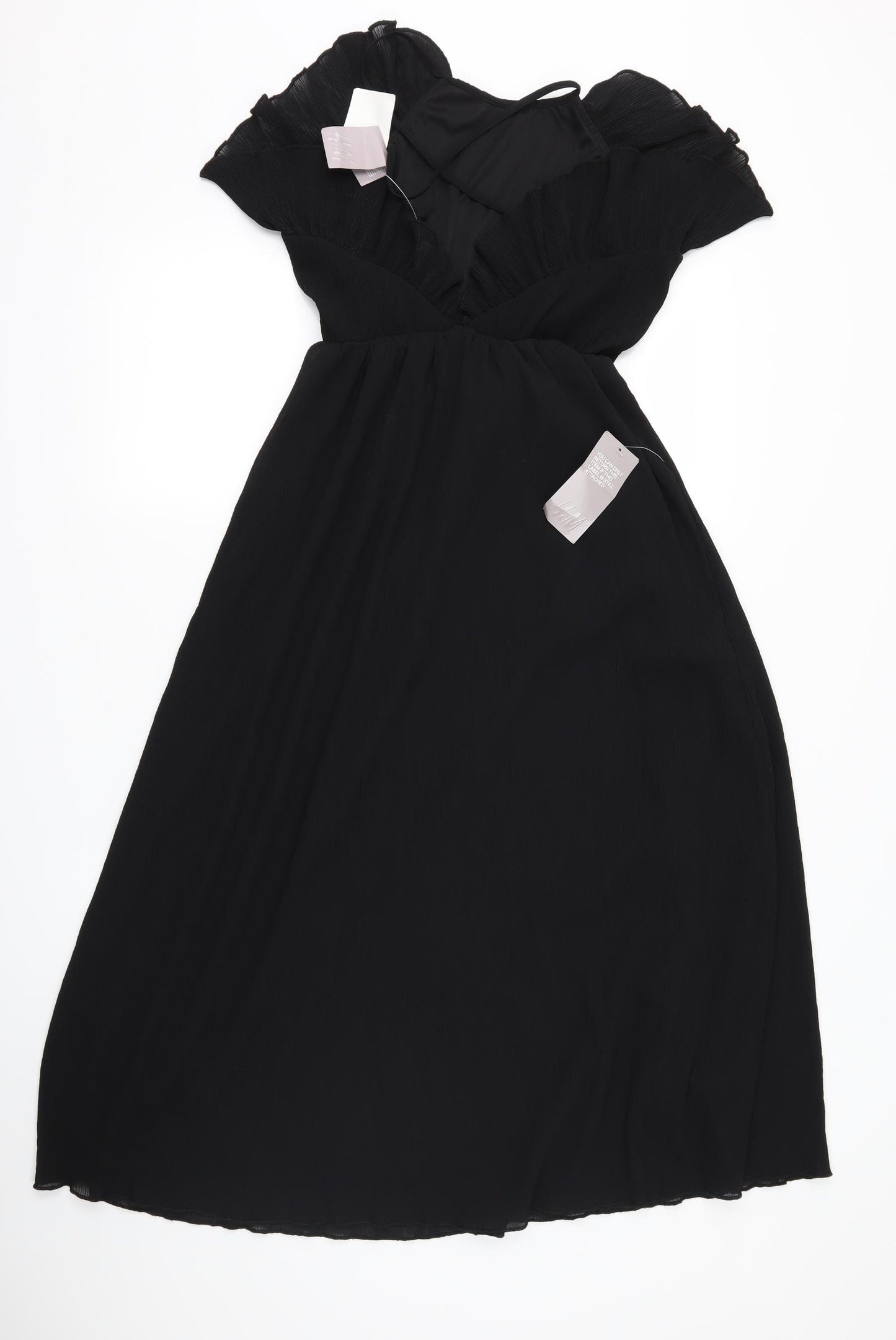 H&M Womens Black   A-Line  Size 8