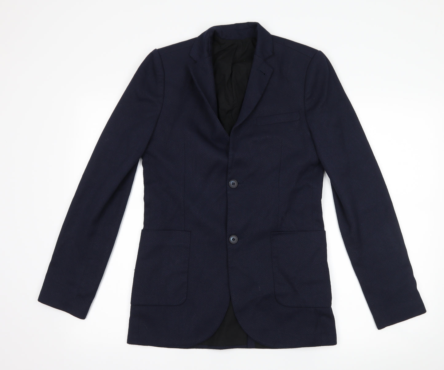 Topman Mens Blue   Jacket Suit Jacket Size 34