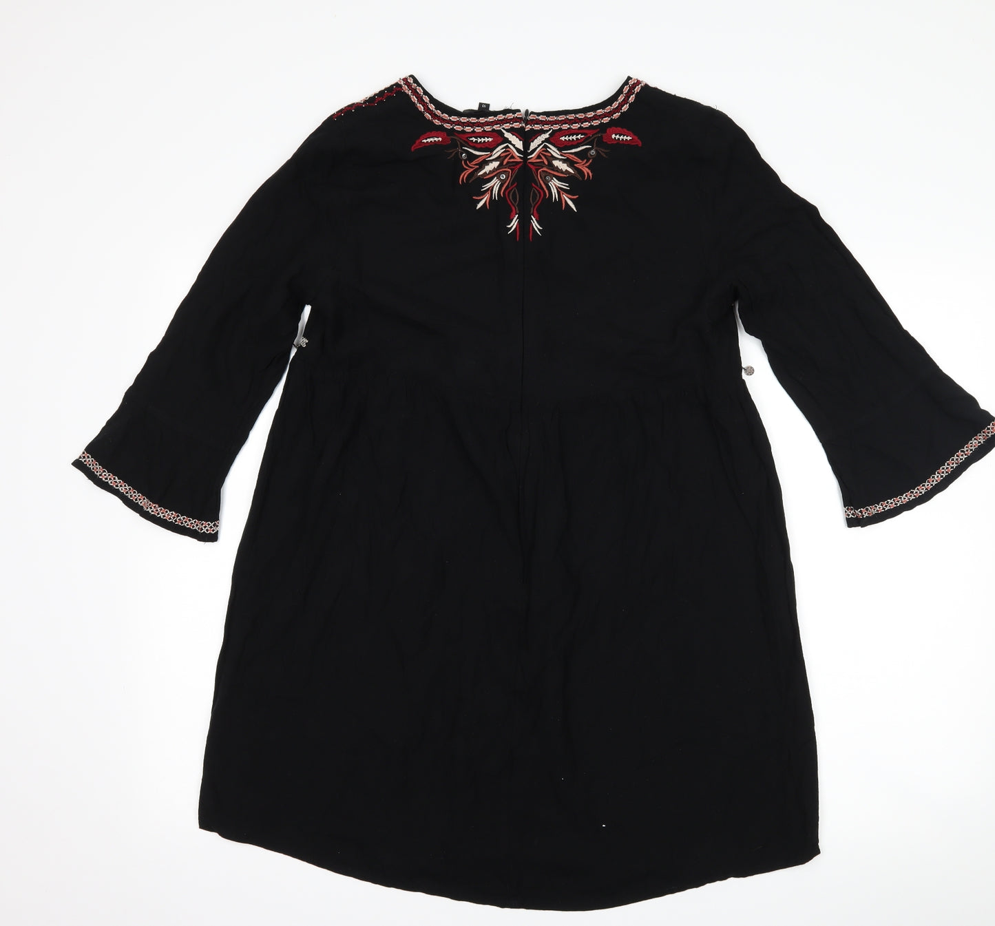 River Island Womens Black Floral  Shift  Size 10