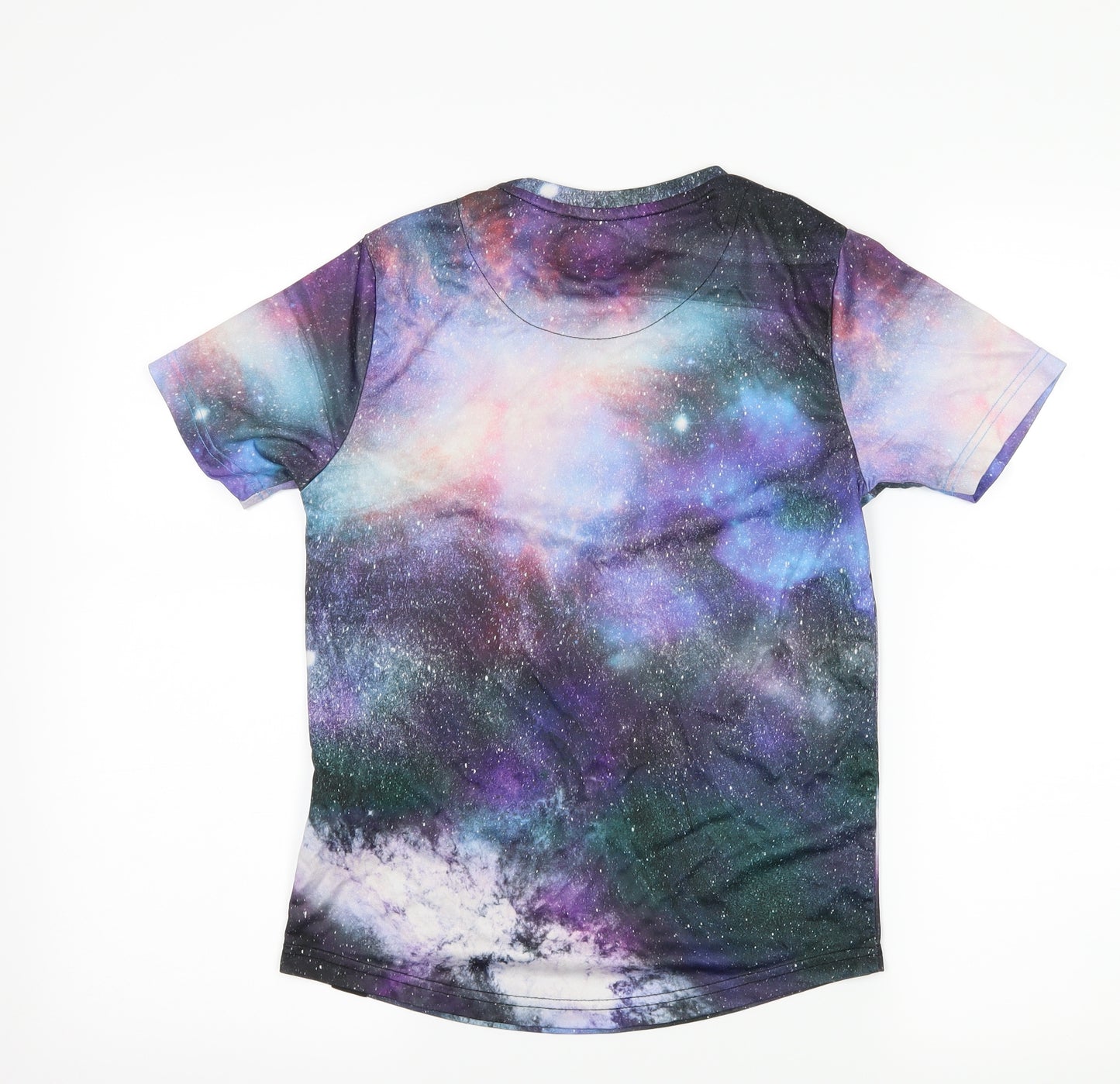 Sonetti Boys Purple   Basic T-Shirt Size 10-11 Years  - Galaxy Print