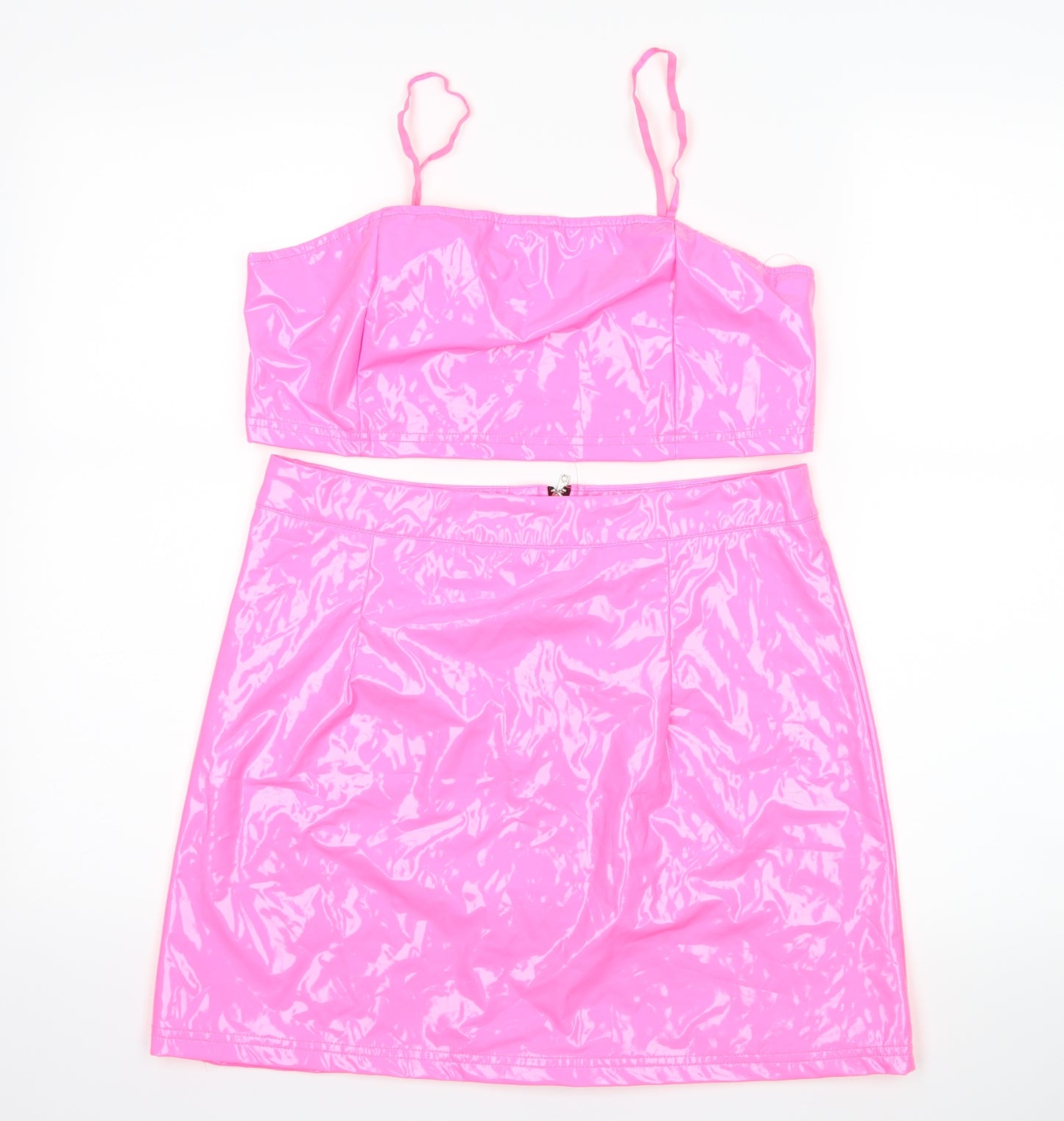SheIn Womens Pink   Cropped Tank Size L  - co-ord set