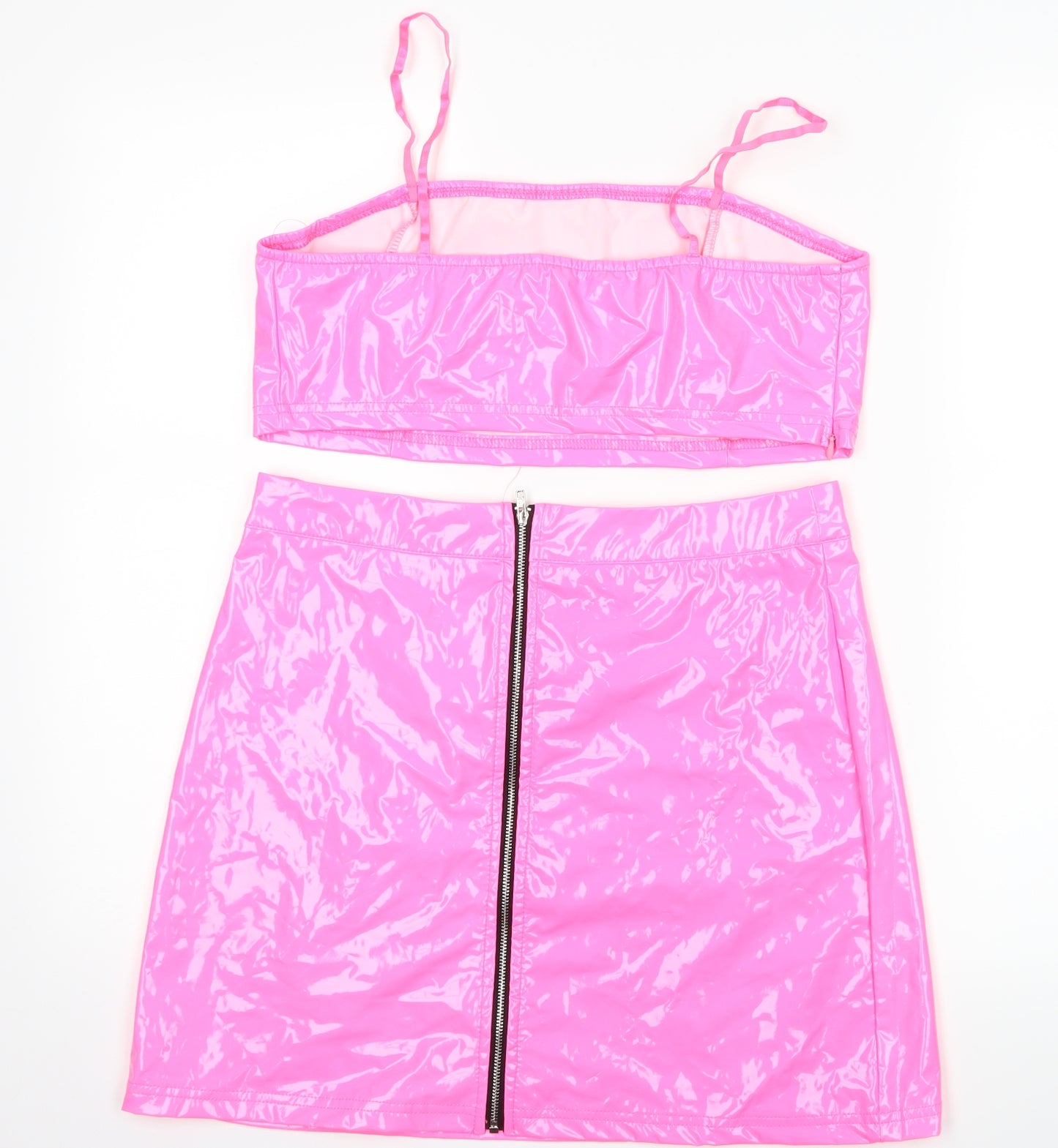 SheIn Womens Pink   Cropped Tank Size L  - co-ord set