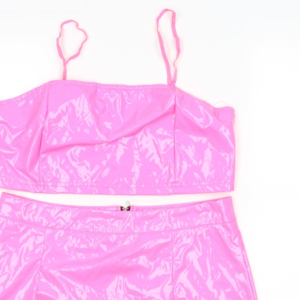 SheIn Womens Pink   Cropped Tank Size L  - co-ord set