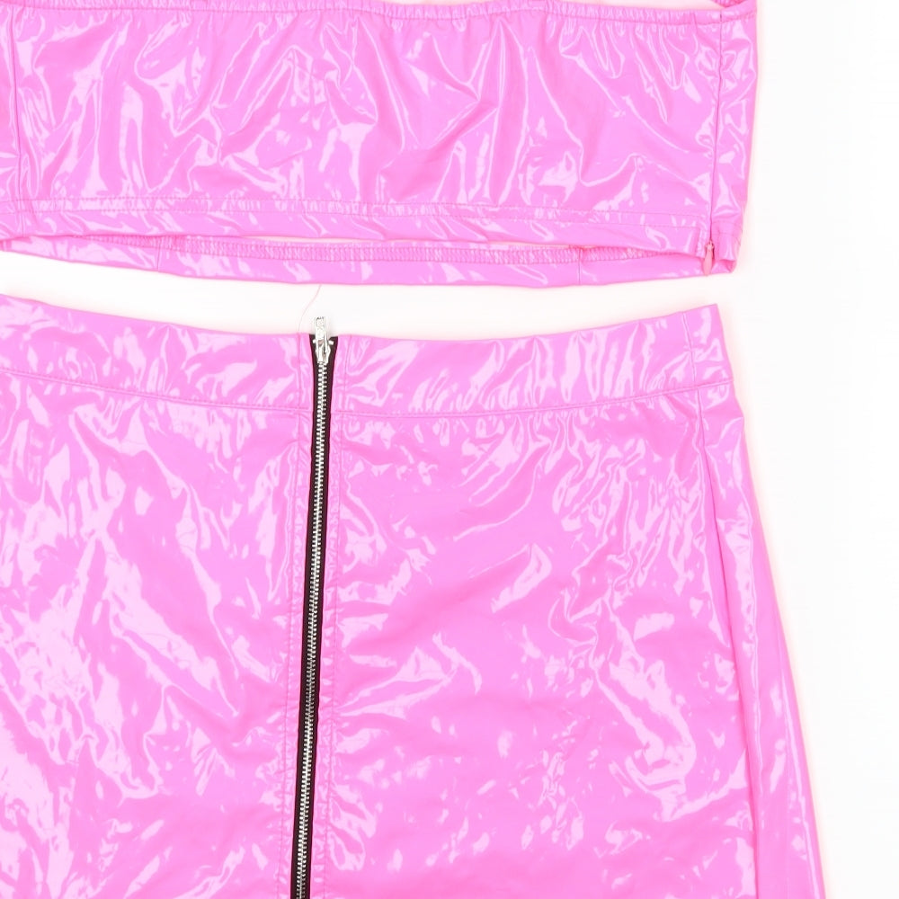 SheIn Womens Pink   Cropped Tank Size L  - co-ord set