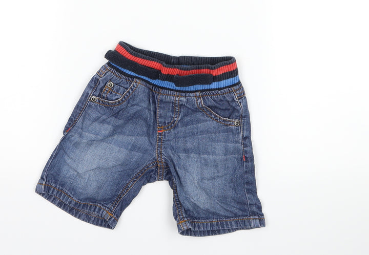 Boots Mini Club Boys Blue Denim Cropped Jeans Size 6-9 Months