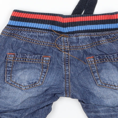 Boots Mini Club Boys Blue  Denim Cropped Jeans Size 6-9 Months