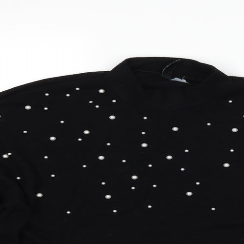 H&M Womens Black   Pullover Jumper Size M