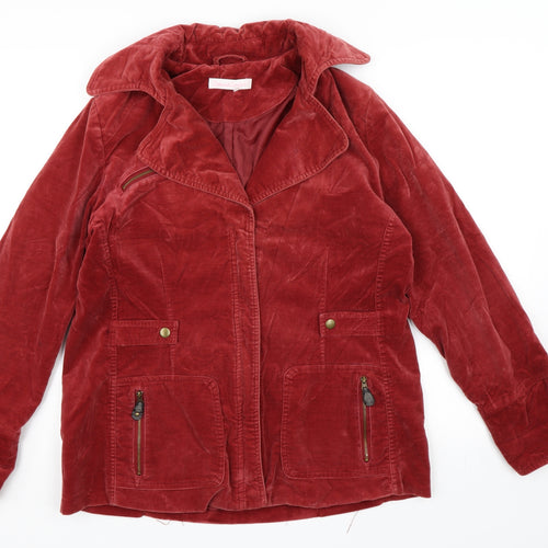 Casual Comfort Womens Pink   Jacket Coat Size 14