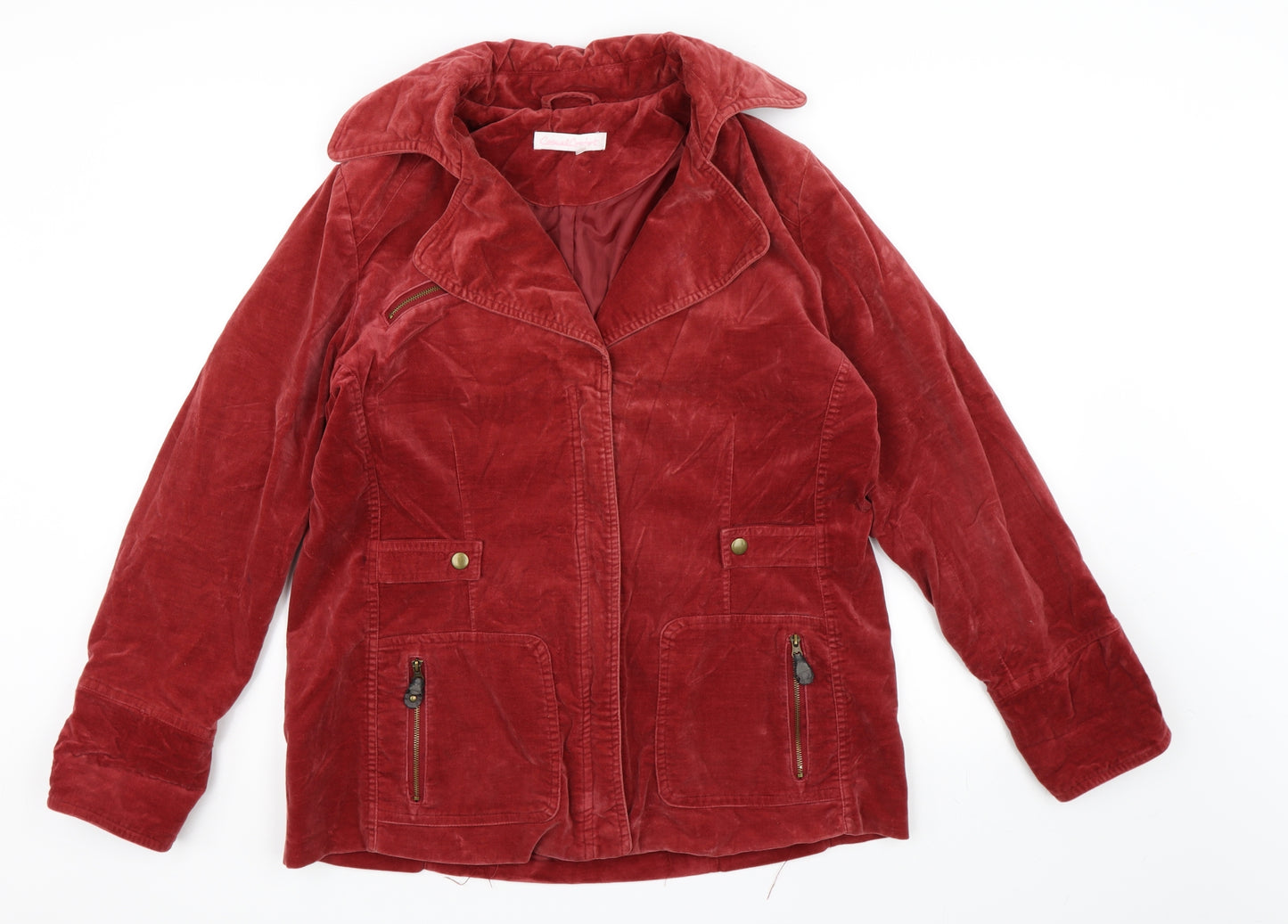Casual Comfort Womens Pink   Jacket Coat Size 14