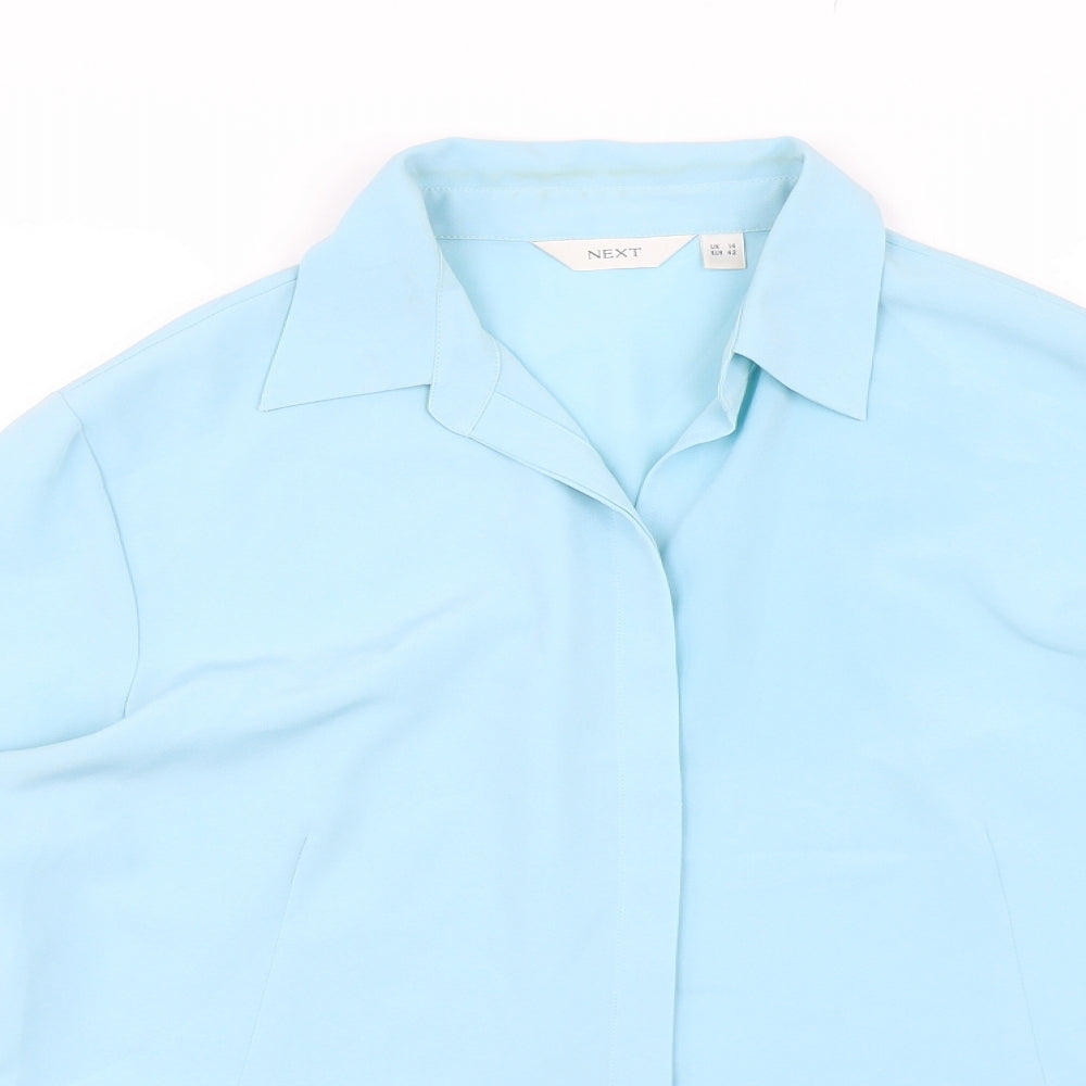 NEXT Womens Blue   Basic Blouse Size 14
