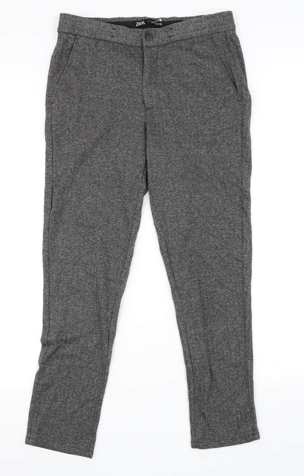 Zara Womens Grey   Trousers  Size S L26 in