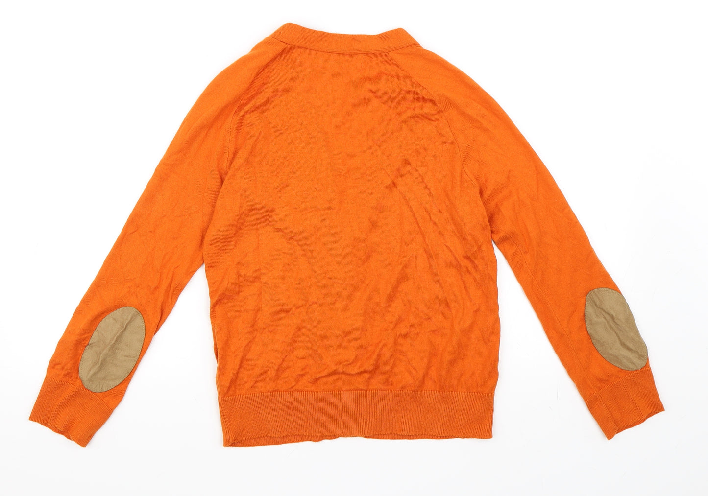 Zara Womens Orange   Cardigan Jumper Size L