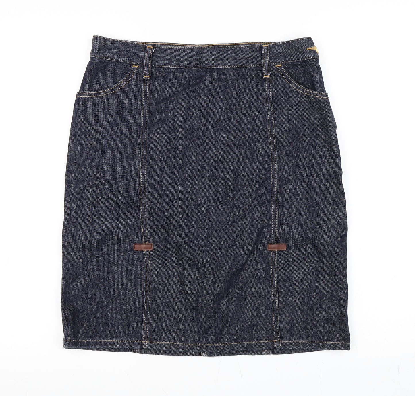 Gap Womens Blue  Denim A-Line Skirt Size 6