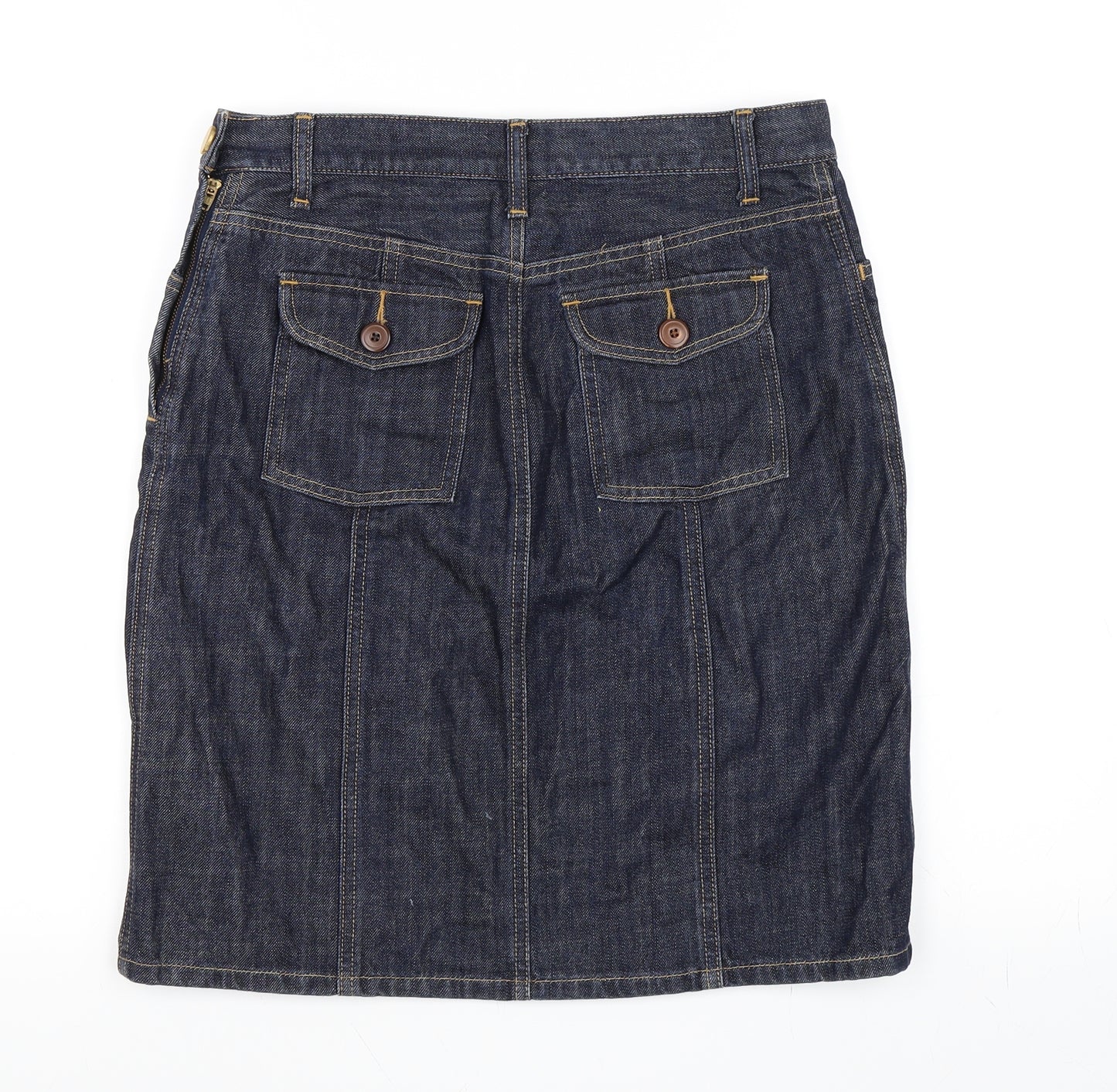 Gap Womens Blue  Denim A-Line Skirt Size 6