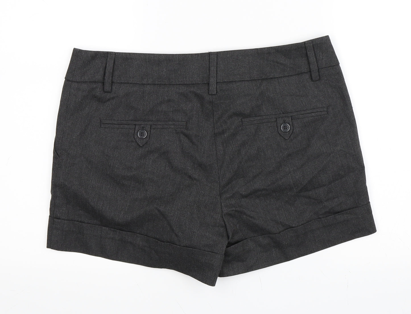 H&M Womens Grey   Hot Pants Shorts Size 10
