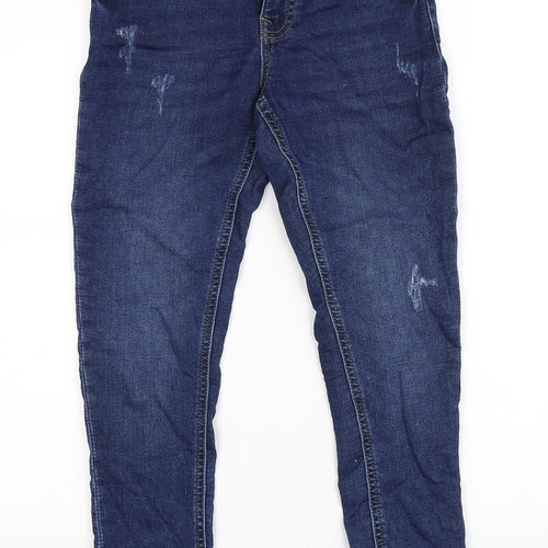 Marks and Spencer Boys Blue  Denim Skinny Jeans Size 9-10 Years