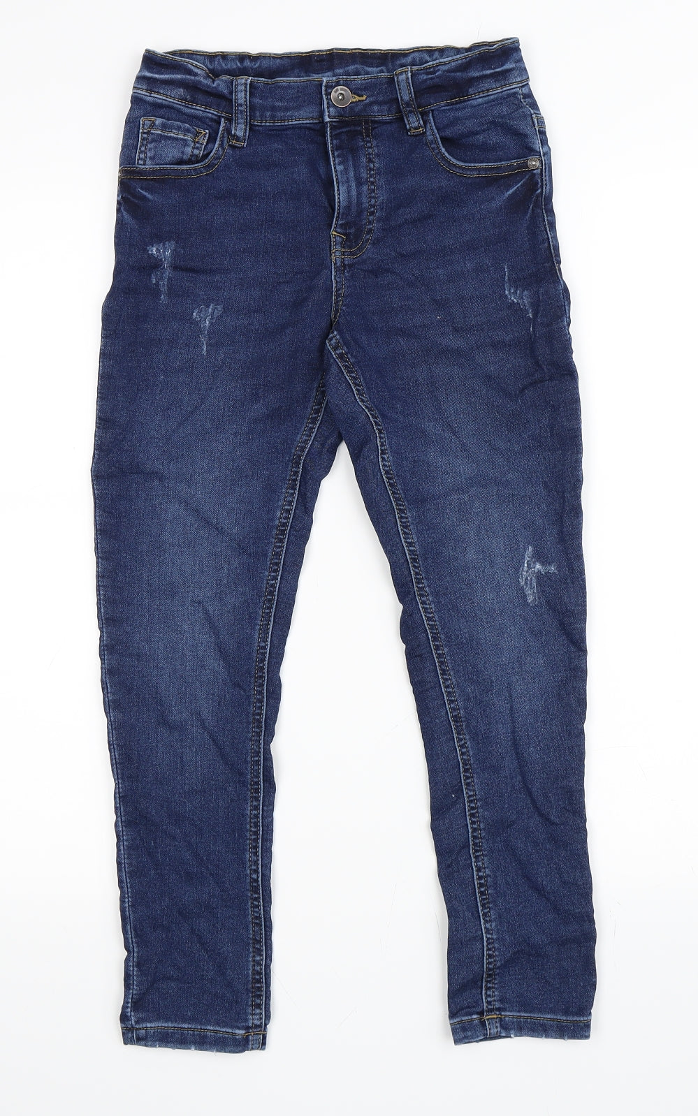 Marks and Spencer Boys Blue  Denim Skinny Jeans Size 9-10 Years