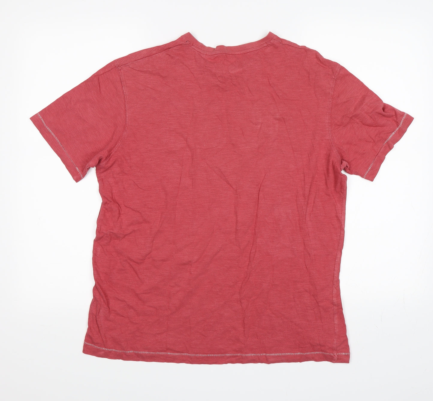 TU Mens Red    T-Shirt Size M