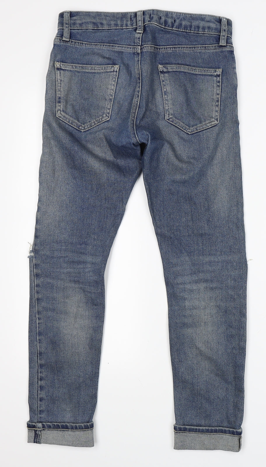 Topman Mens Blue   Skinny Jeans Size 28 L25 in