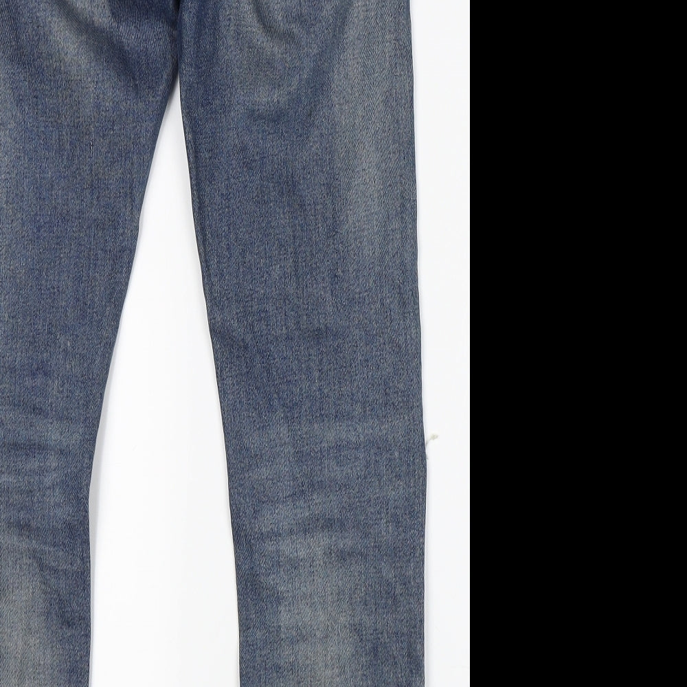 Topman Mens Blue   Skinny Jeans Size 28 L25 in