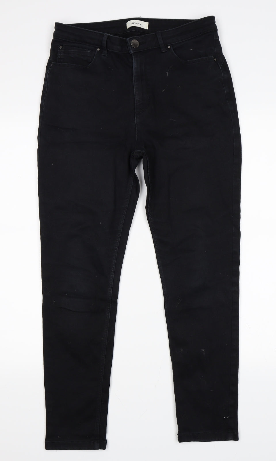 Marks and Spencer Womens Black   Skinny Jeans Size 12 L25 in