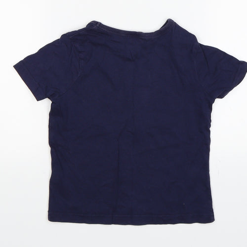 George Boys Blue   Basic T-Shirt Size 2-3 Years