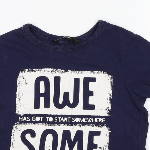George Boys Blue   Basic T-Shirt Size 2-3 Years