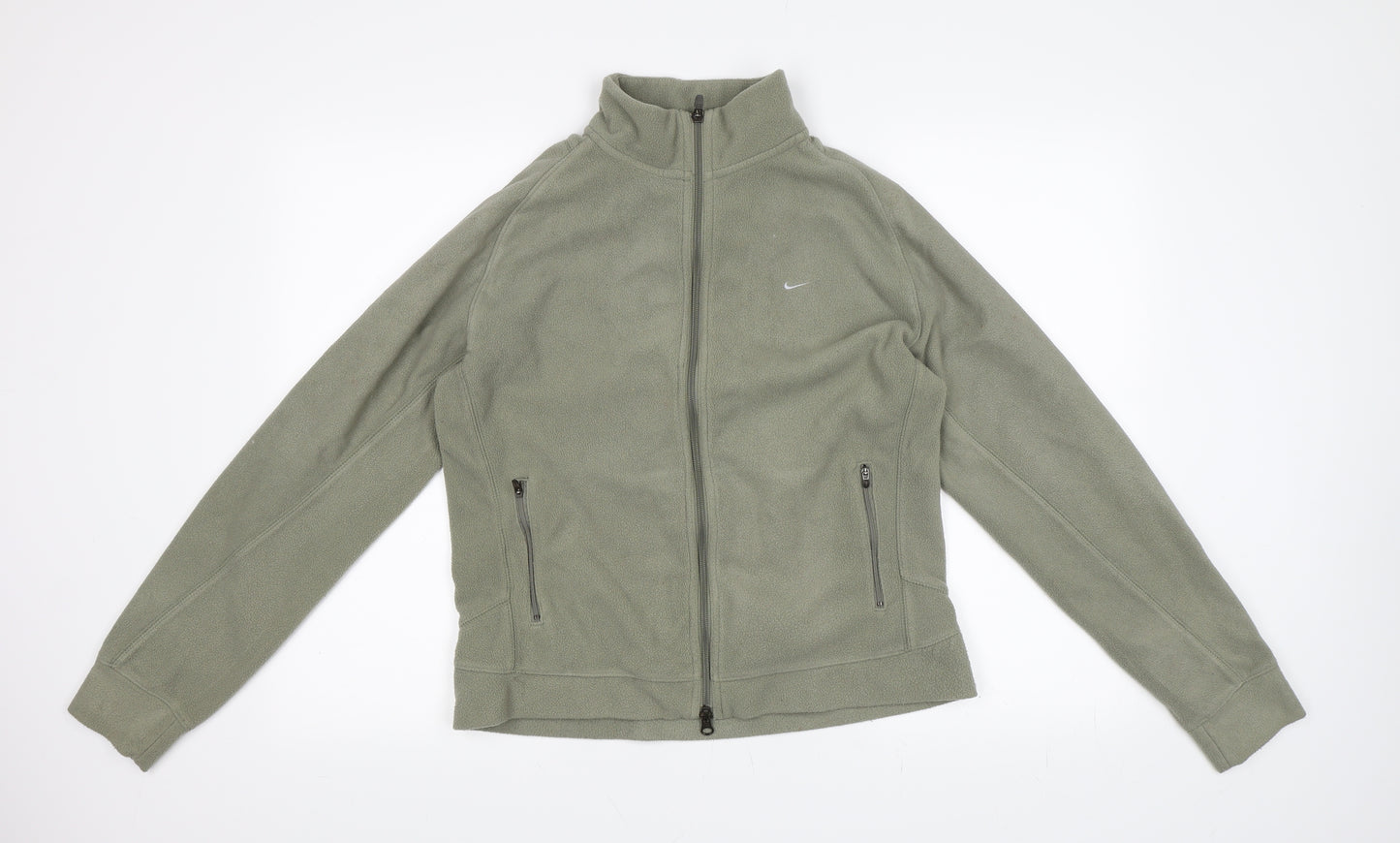 Nike Womens Green  Fleece Jacket  Size XL