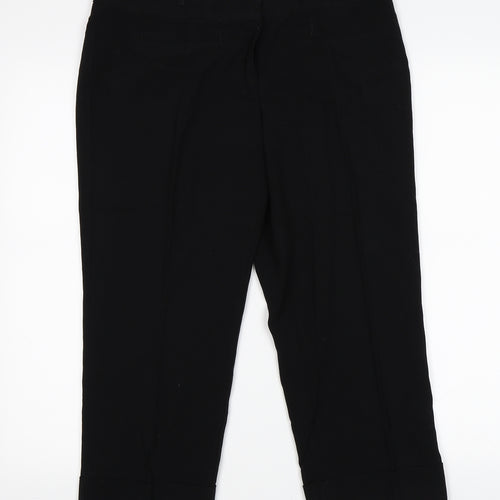 Papaya Womens Black   Trousers  Size 10 L22 in - Culottes