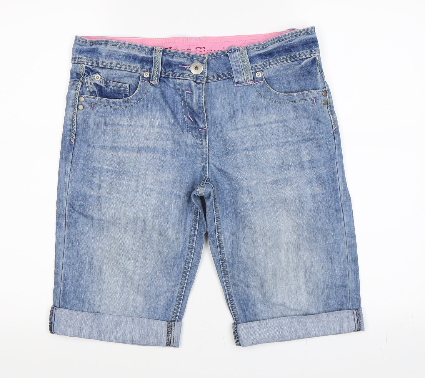 George Womens Blue   Bermuda Shorts Size 10 - Knee Shorts