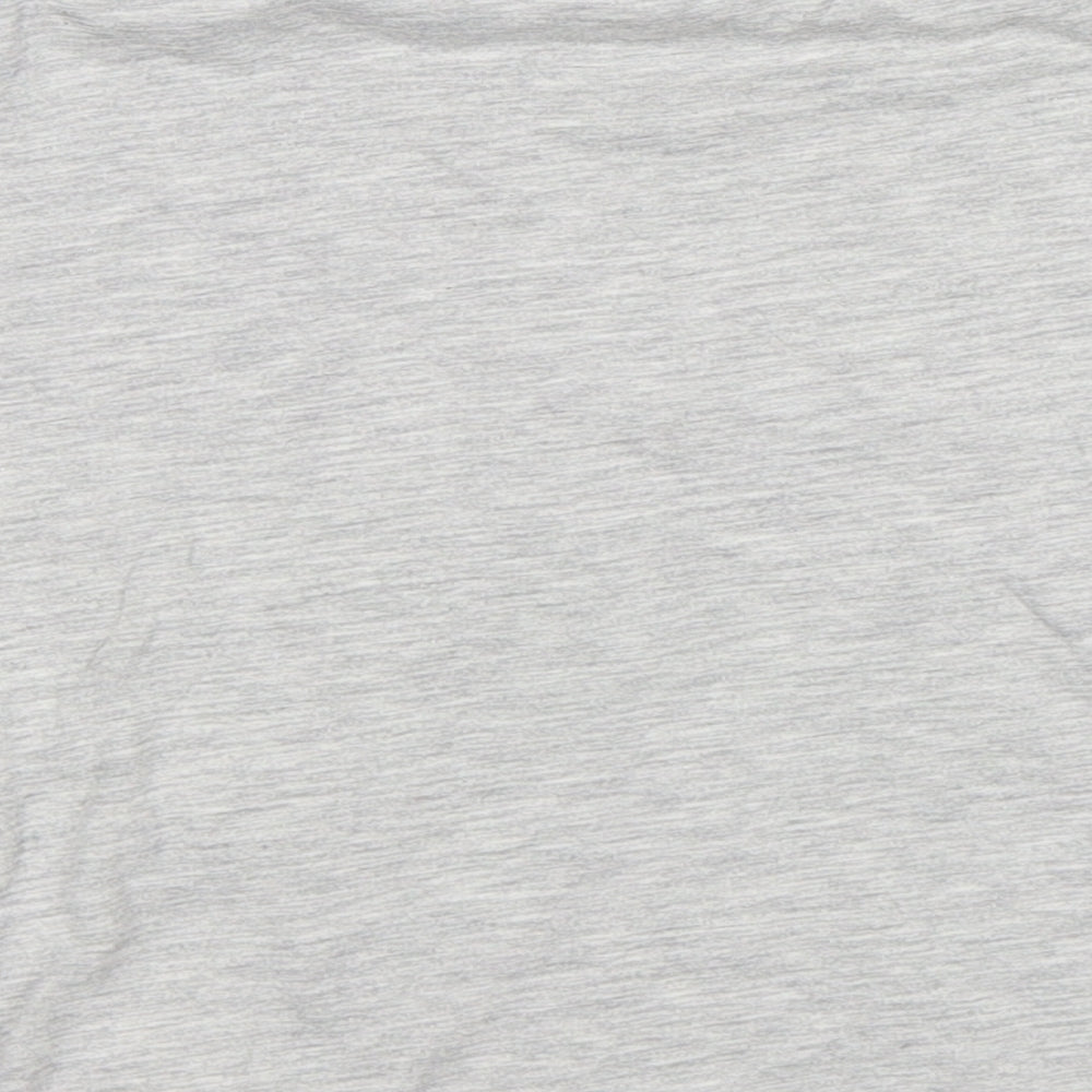 Tesco Boys Grey   Basic T-Shirt Size 5-6 Years  - The Grinch Dr Seuss