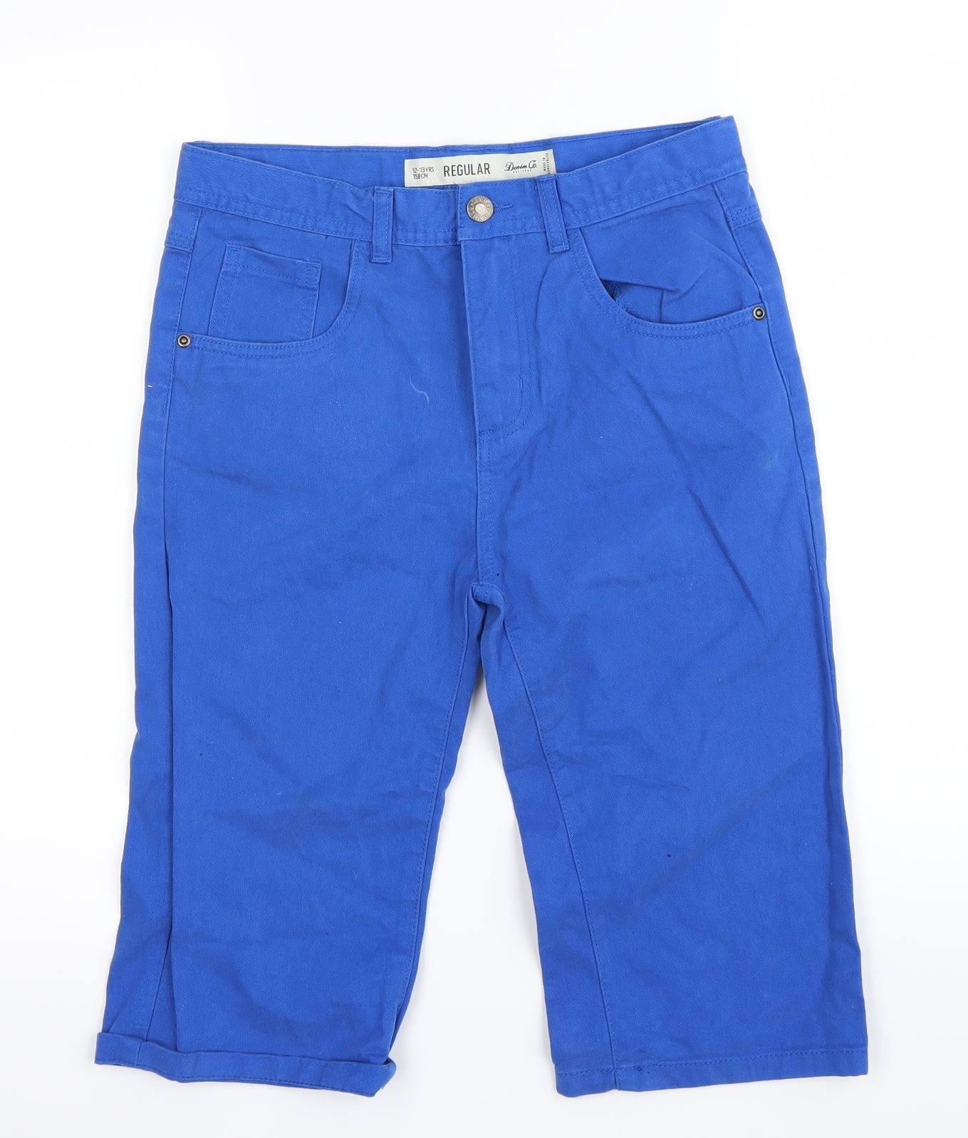 denim&co Boys Blue   Cargo Shorts Size 12-13 Years
