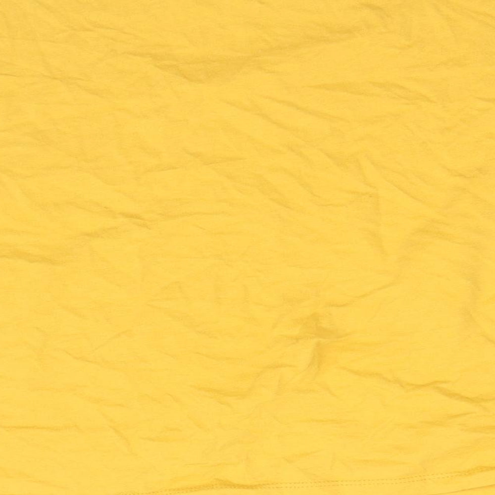 New Look Womens Yellow   Basic T-Shirt Size 16