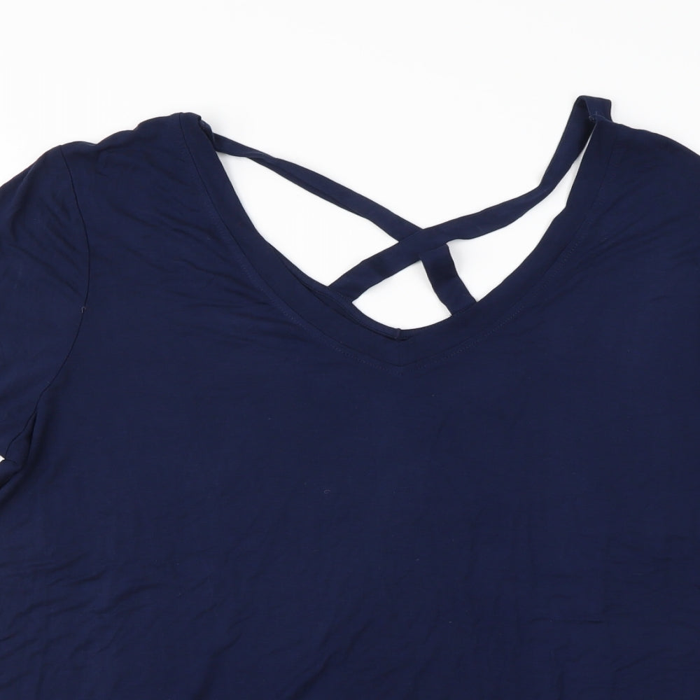 F&F Womens Blue   Basic T-Shirt Size 22