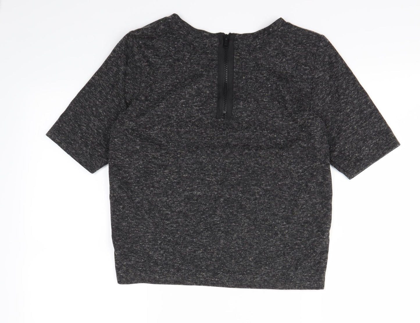 Topshop Womens Black   Basic T-Shirt Size 4