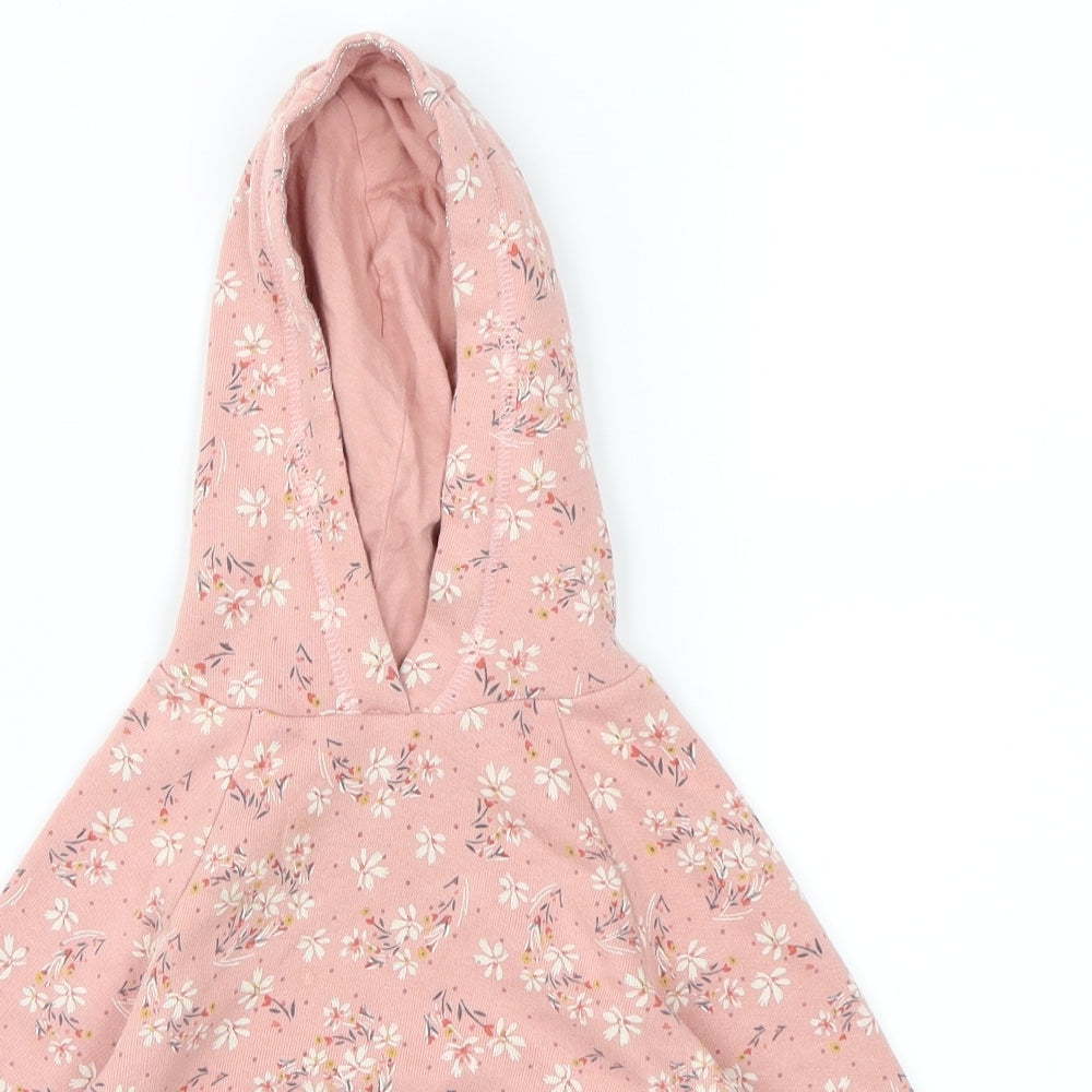 NEXT  Pink Floral  Pullover Jumper Size 3-6 Months