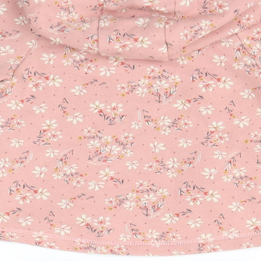 NEXT  Pink Floral  Pullover Jumper Size 3-6 Months