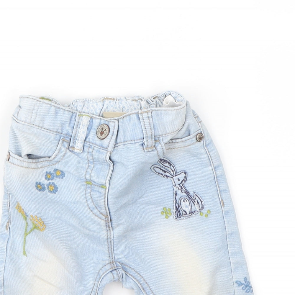 NEXT  Blue   Cargo Jeans Size 6-9 Months