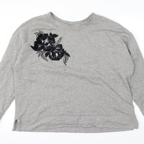 M&S  Womens Grey   Pullover Jumper Size 18