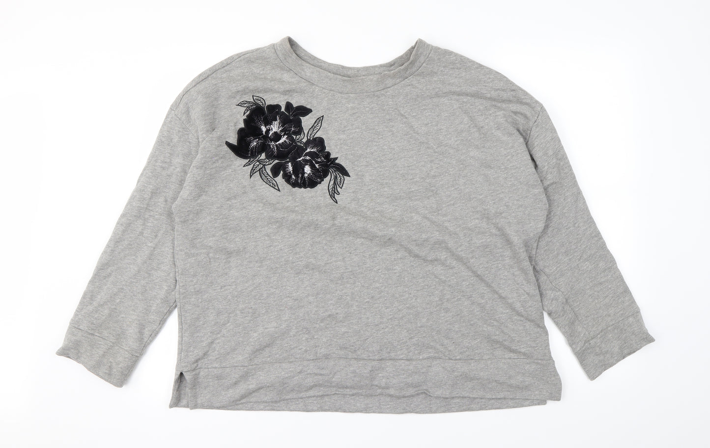 M&S  Womens Grey   Pullover Jumper Size 18