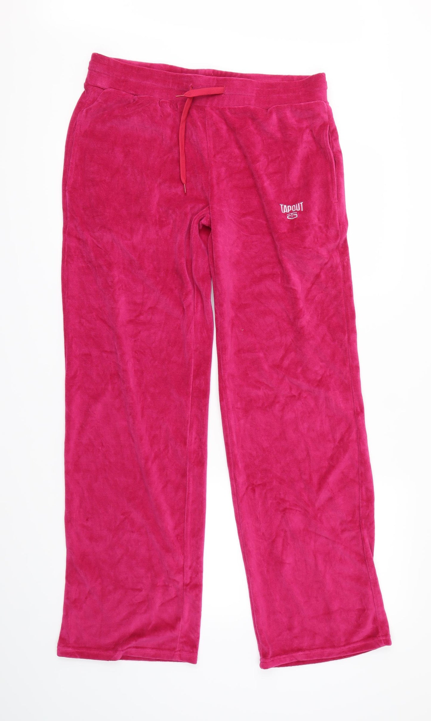 Tapout Womens Pink   Jogger Trousers Size 14 L28 in