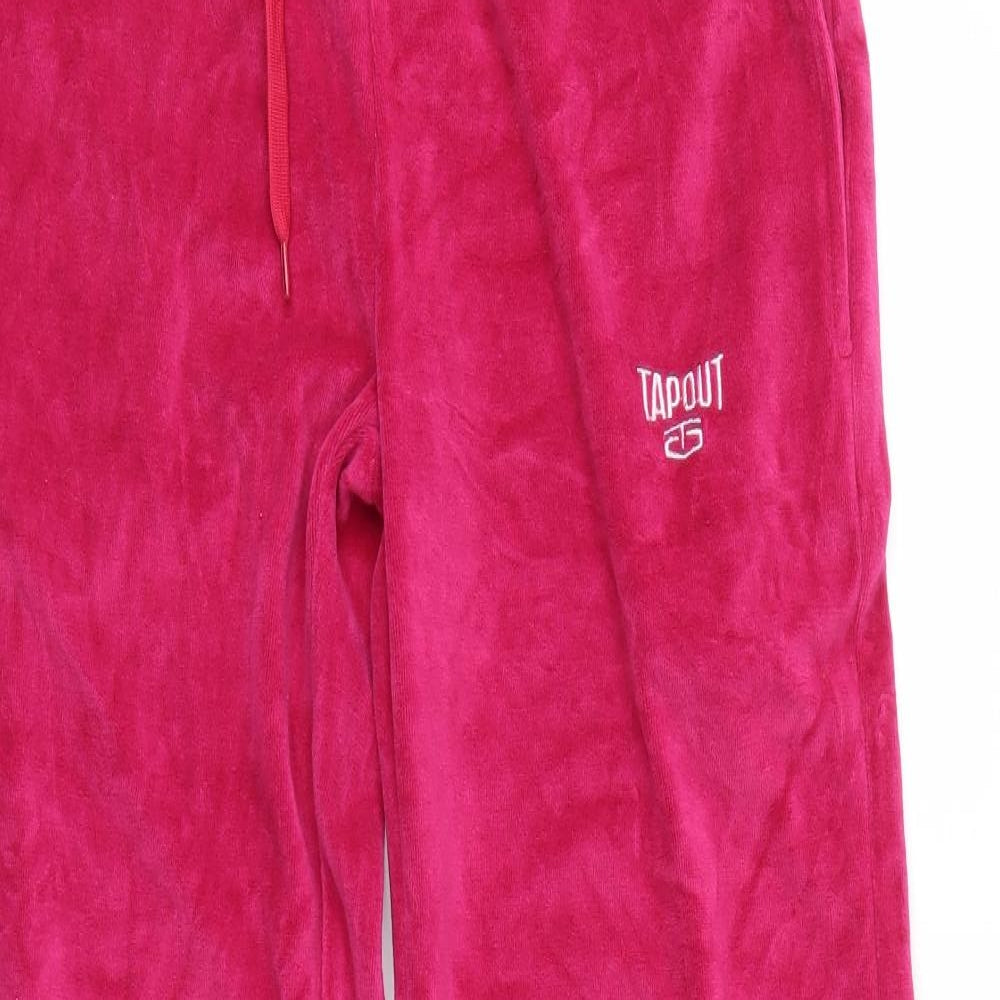 Tapout Womens Pink   Jogger Trousers Size 14 L28 in
