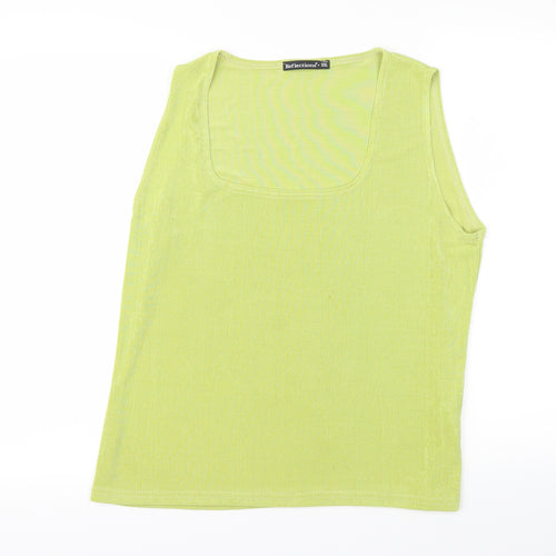 Reflections Womens Green   Basic Tank Size 2XL