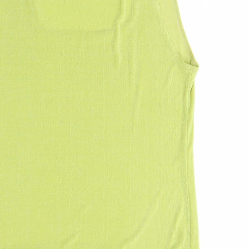 Reflections Womens Green   Basic Tank Size 2XL