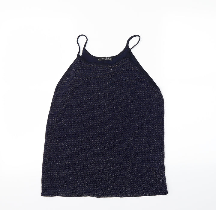 Atmosphere Womens Blue Basic Tank Size 10