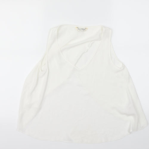 Miss Selfridge Womens White   Basic Blouse Size 8