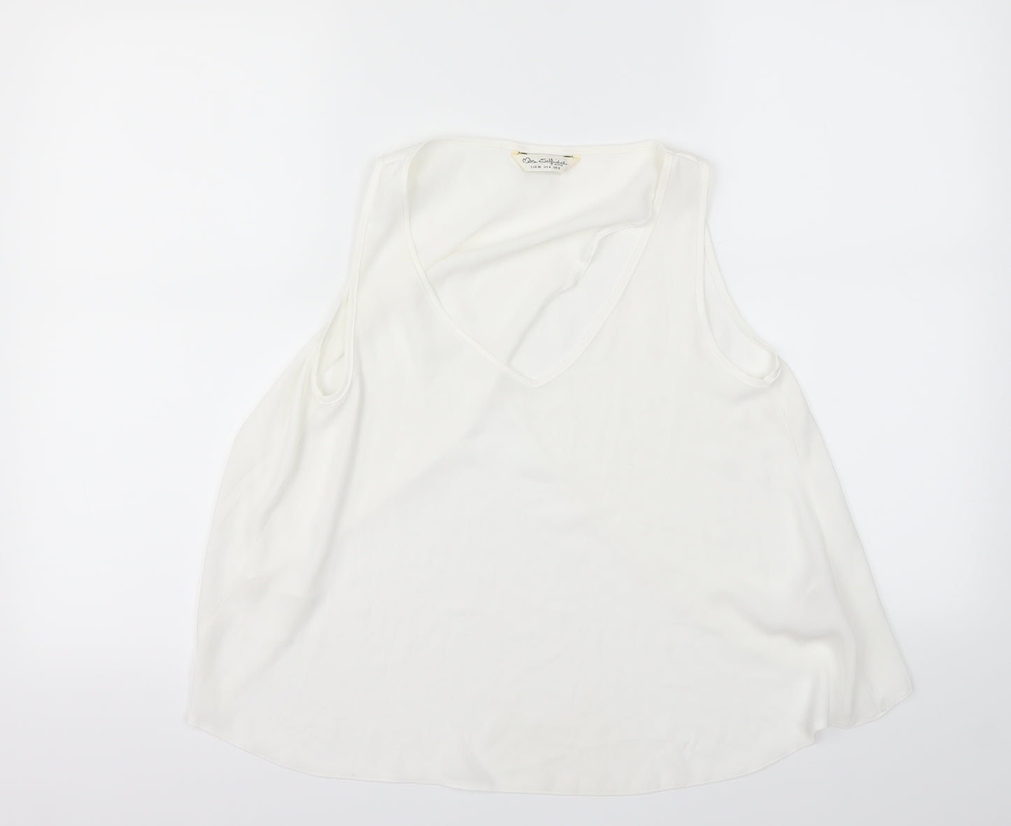 Miss Selfridge Womens White   Basic Blouse Size 8