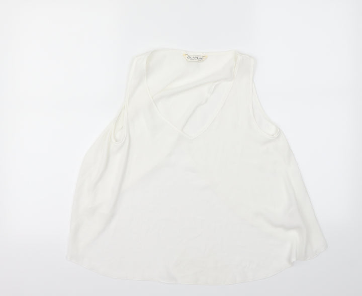 Miss Selfridge Womens White   Basic Blouse Size 8